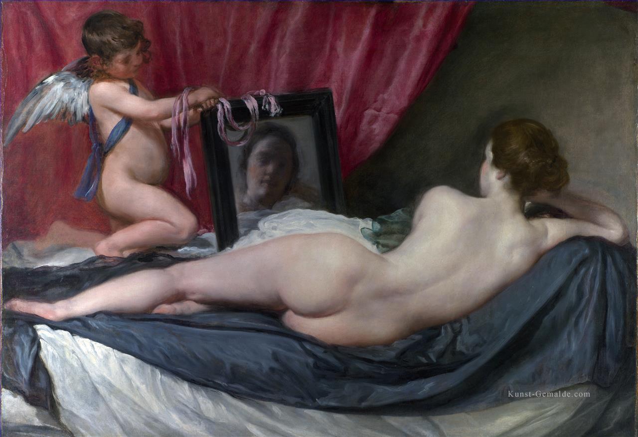 Venus bei ihrem Spiegel Diego Velázquez Ölgemälde
